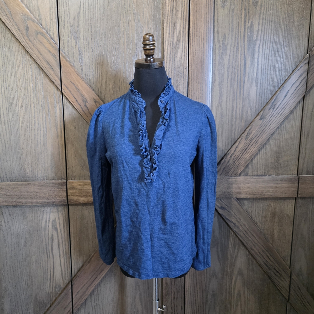Boden Denim Look Cotton Top
